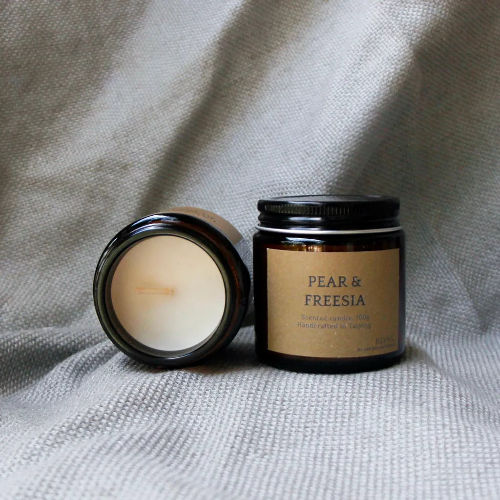 LIFE DESIGN STUDIO Amber Jar Candle