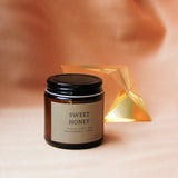 LIFE DESIGN STUDIO Amber Jar Candle Sweet Honey