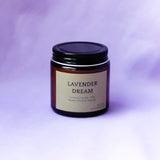 LIFE DESIGN STUDIO Amber Jar Candle Lavender Dream