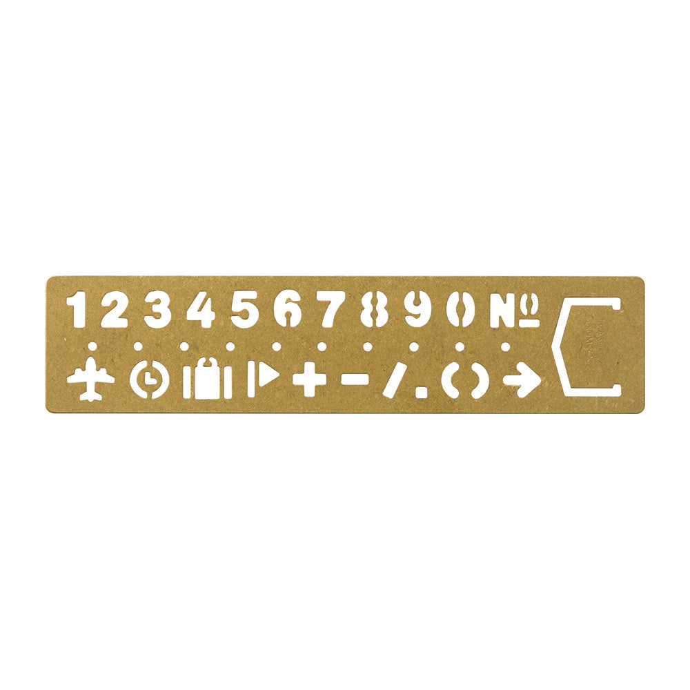 TRC Brass Template Bookmark