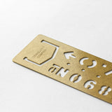 TRC Brass Template Bookmark