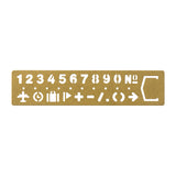 TRC Brass Template Bookmark