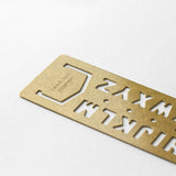 TRC Brass Template Bookmark