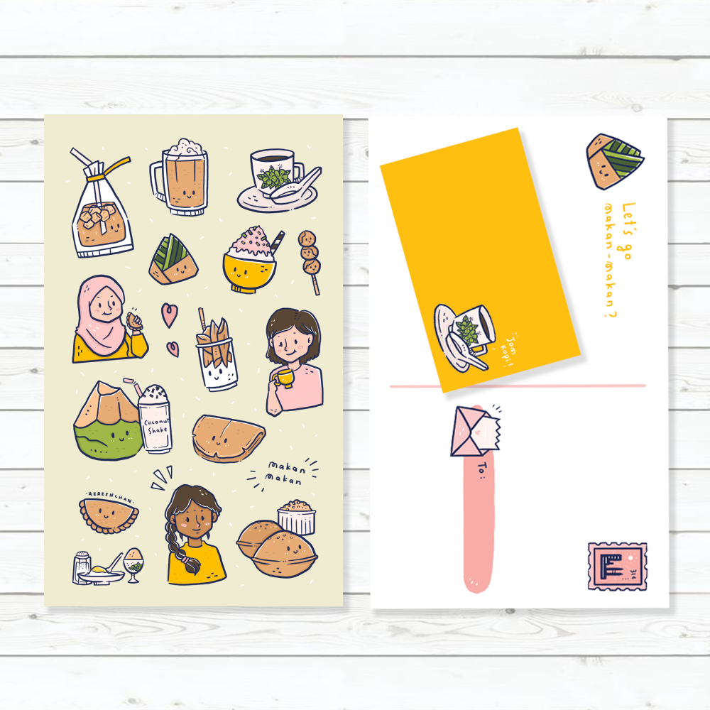 AZREENCHAN Postcard 11x18cm