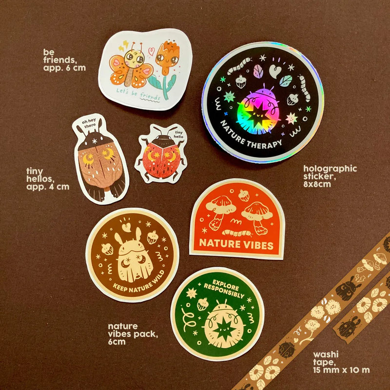 AZREENCHAN Sticker Nature Vibes