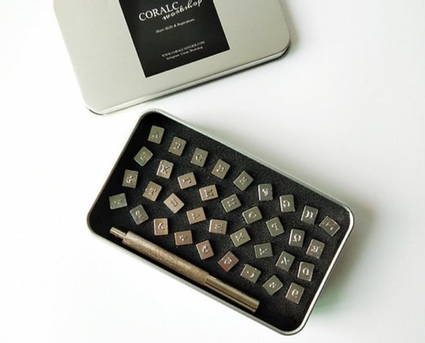 CORALC ATELIER Leather Lettering Toolset