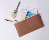 CORALC ATELIER DIY Kit-Leather Zipper Pouch