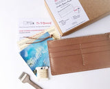 CORALC ATELIER DIY Kit-Leather Zipper Pouch