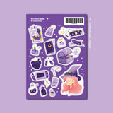 AZREENCHAN Sticker Sheet Witchy Girl