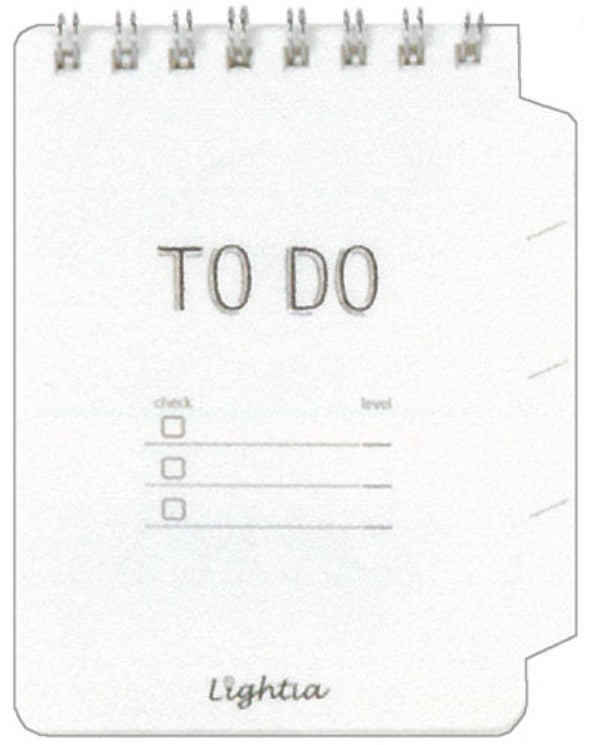 SUN-STAR To Do Memo Lightia White