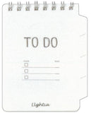 SUN-STAR To Do Memo Lightia White
