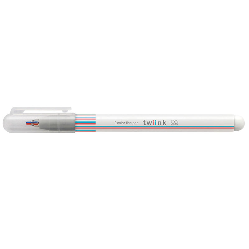 SUN-STAR Twiink 2 Color Pen Red+Light Blue