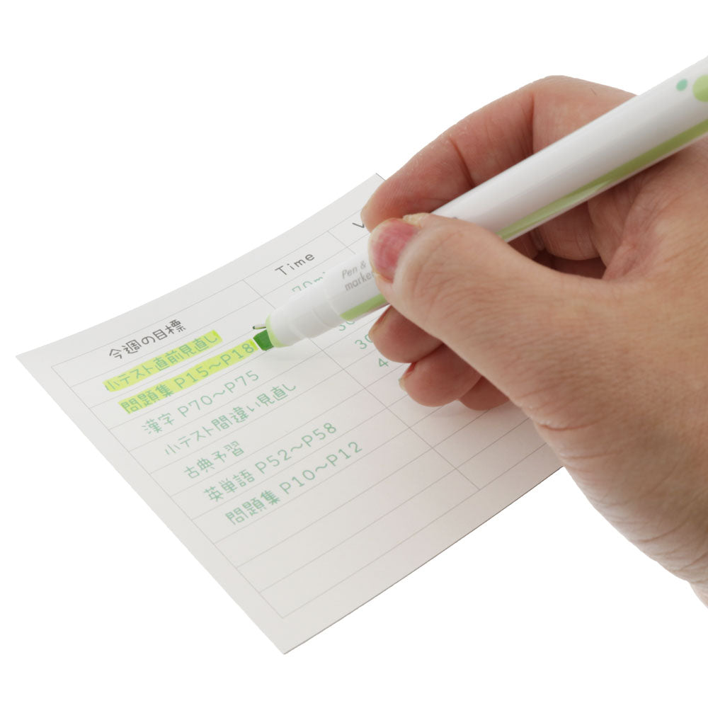 SUN-STAR Ninipie Marker Pen+Highlighter New Color