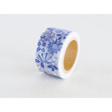 CHAMILGARDEN 6th Blue Butterfly Delphinium Masking Tape