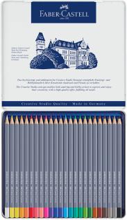 FABER-CASTELL Goldfaber Aqua Watercolor Pencils-Tin of 24pcs