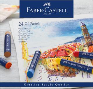 FABER-CASTELL Oil Pastels-Cardboard Box of 24