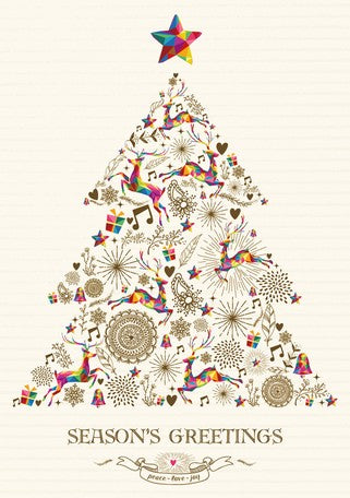 FRONTIA Christmas Tree Card
