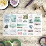 ARTSUNAMI Planner Sticker Quotes 06