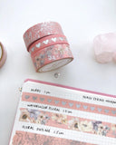 PapergeekCo Washi Tape Spring Meadows Coral