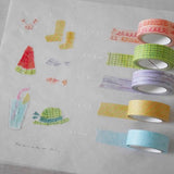 SAIEN Multi Color Washi Tape 5colors Set