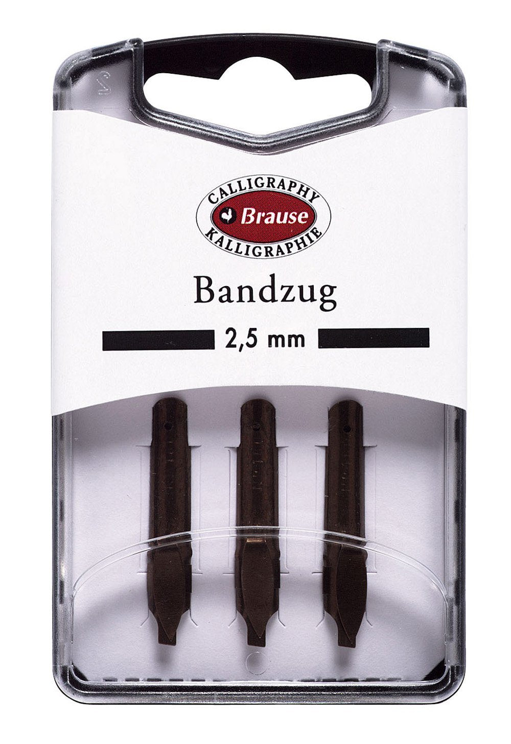BRAUSE 3 Nibs Bandzug Boite De 3 Plumes
