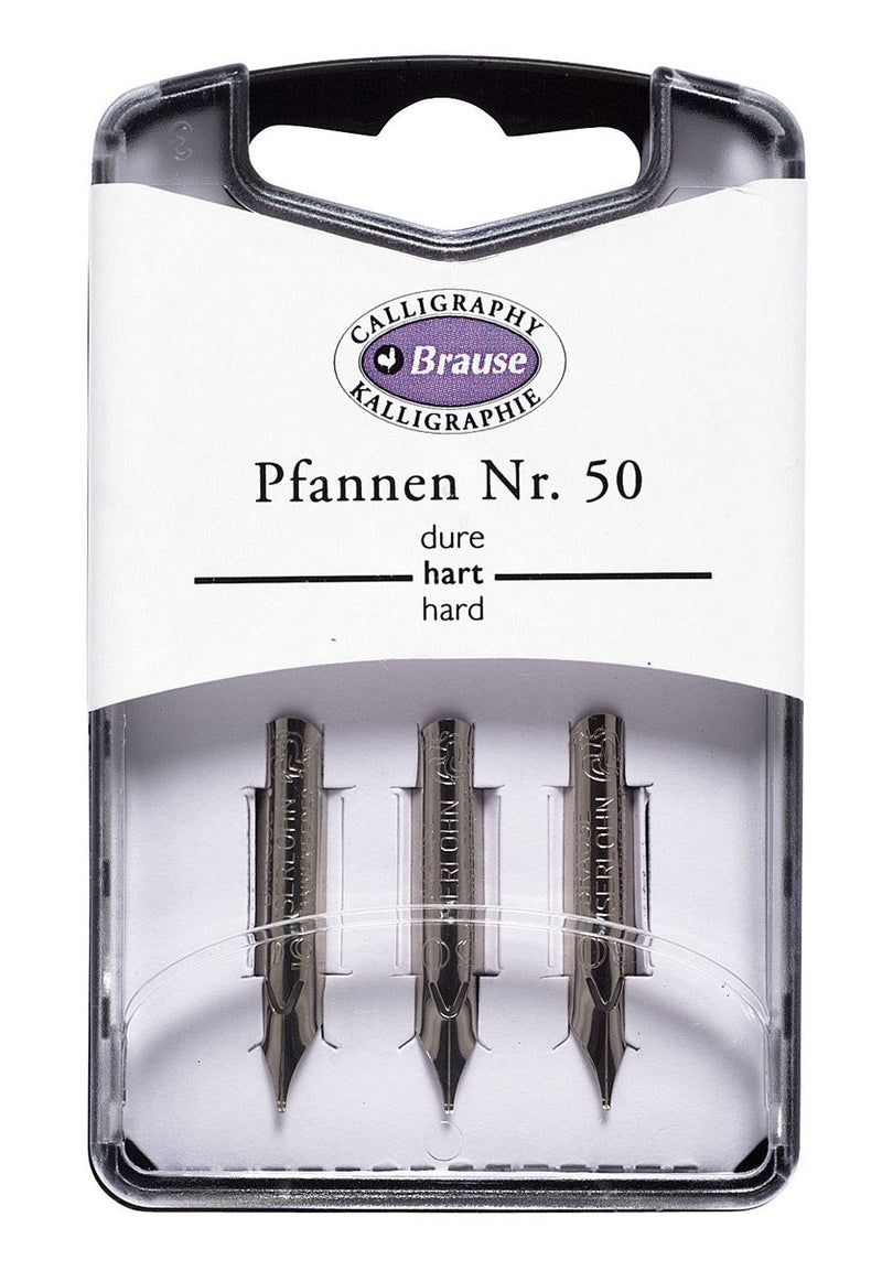 BRAUSE 3 Nibs Nr.50B Pfannen PW