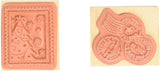 KODOMO NO KAO Garlish Wooden Stamp Set 2pcs