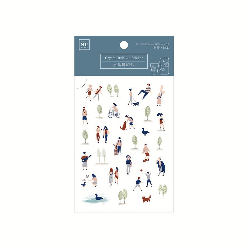 MU Craft Crystal Rub-On Sticker