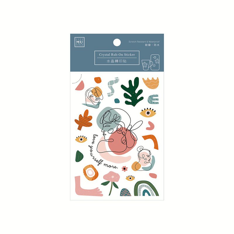 MU Craft Crystal Rub-On Sticker