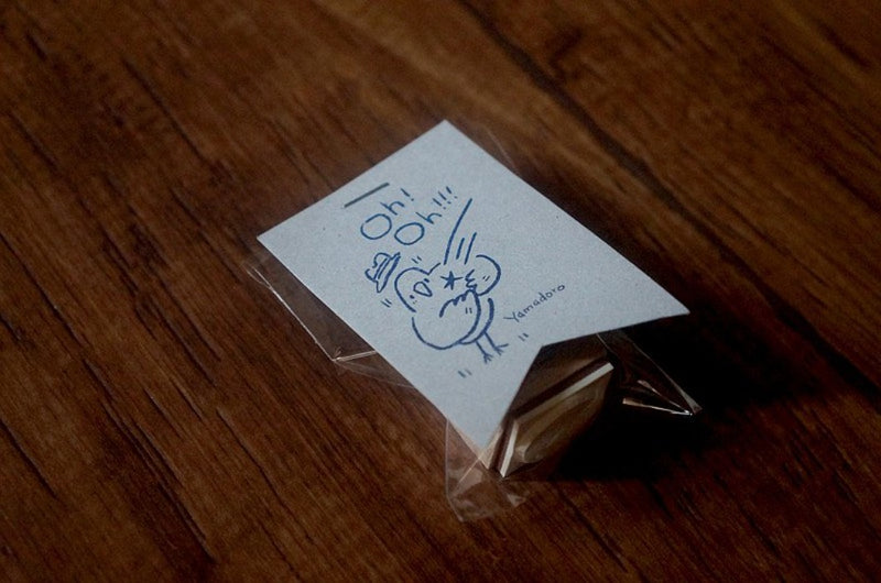 YAMADORO Rubber Stamp Mr. Bird Catch A Star