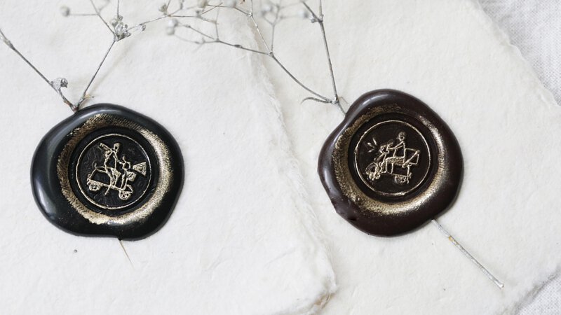 MODAIZHI One Day II Wax Seal Stamp Courier