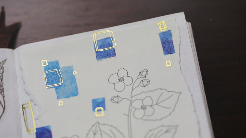 MODAIZHI Mosaic Washi Tape Silver