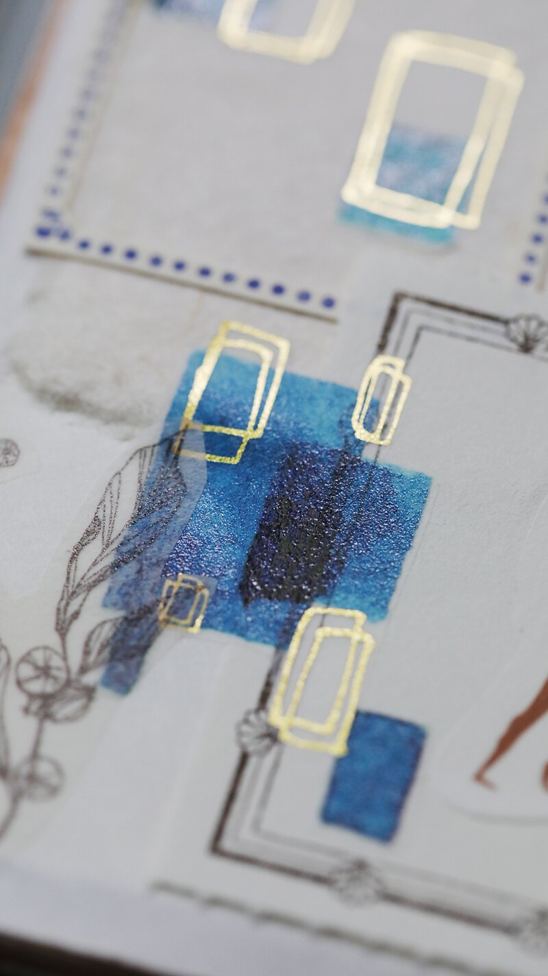 MODAIZHI Mosaic Washi Tape Silver