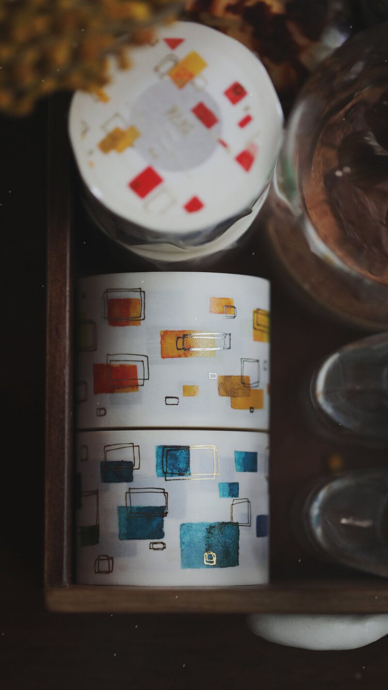 MODAIZHI Mosaic Washi Tape Silver