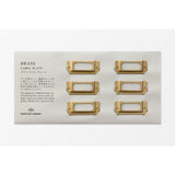 TRC Brass Label Plate