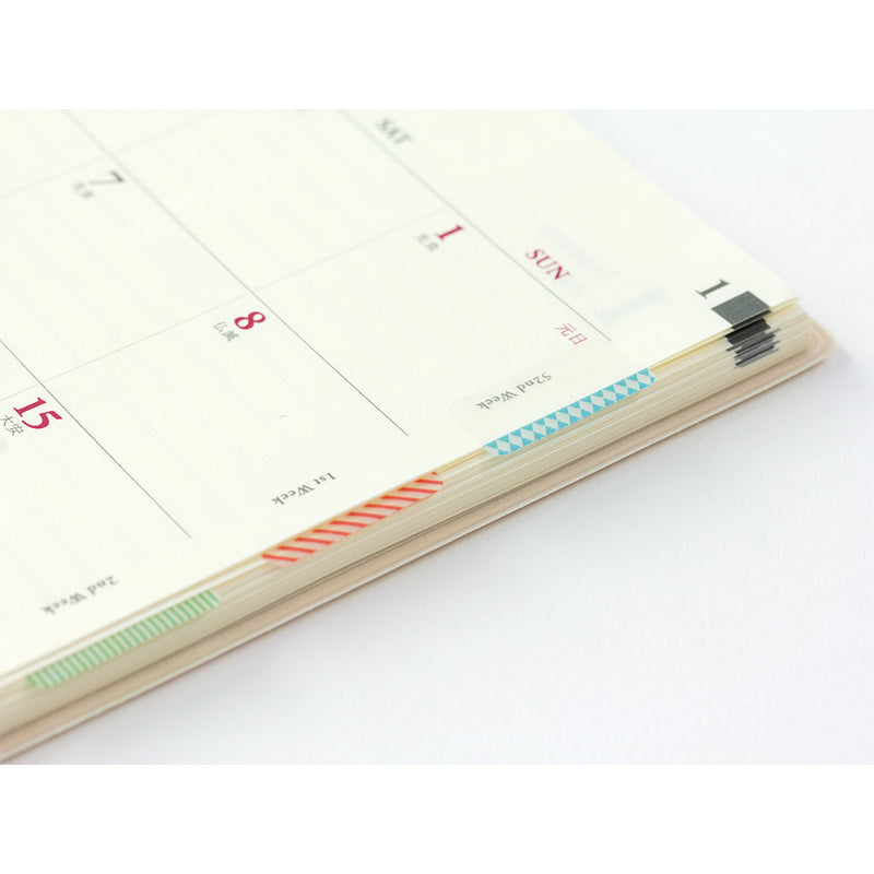 MD Index Label Chiratto Pattern Color