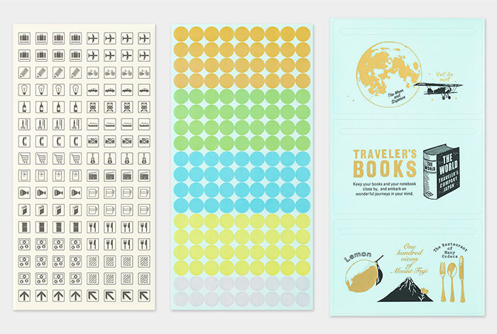TRAVELER'S Notebook Customized Sticker Set for Diary 2021 Monthly