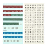 TRAVELER'S 2023 Notebook Customized Dairy Sticker Set