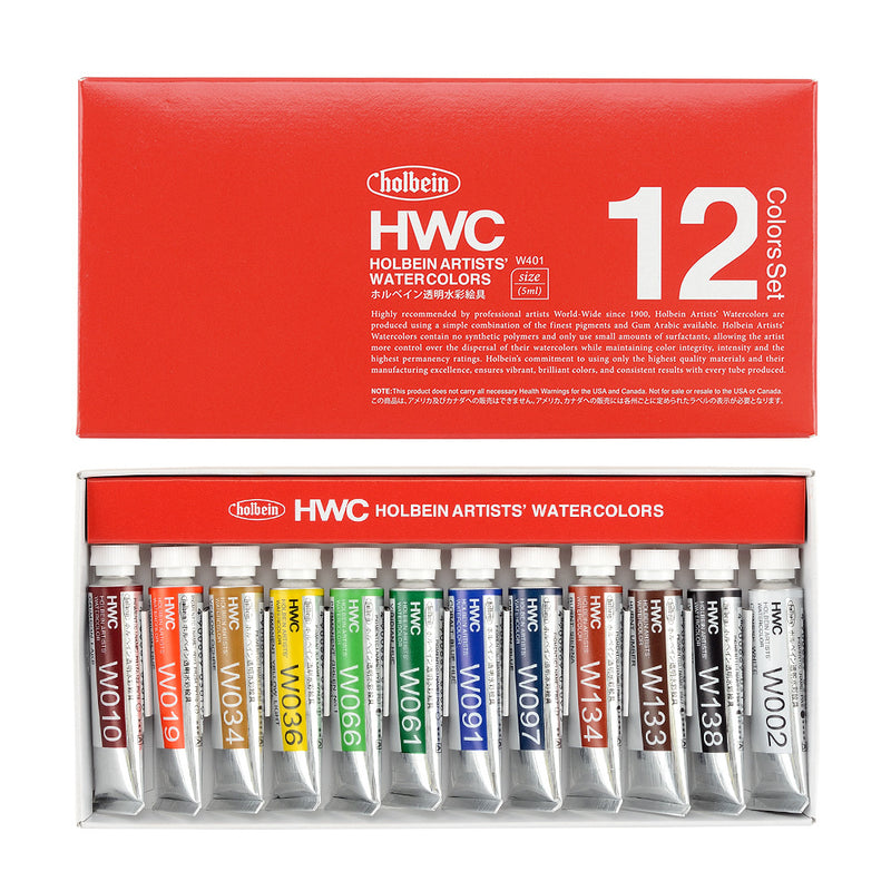 HWC HOLBEIN Watercolor Set 5ml Tube