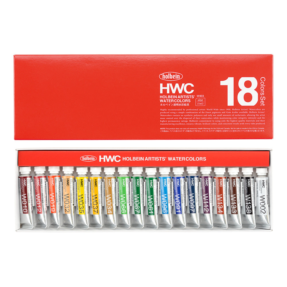 HWC HOLBEIN Watercolor Set 5ml Tube