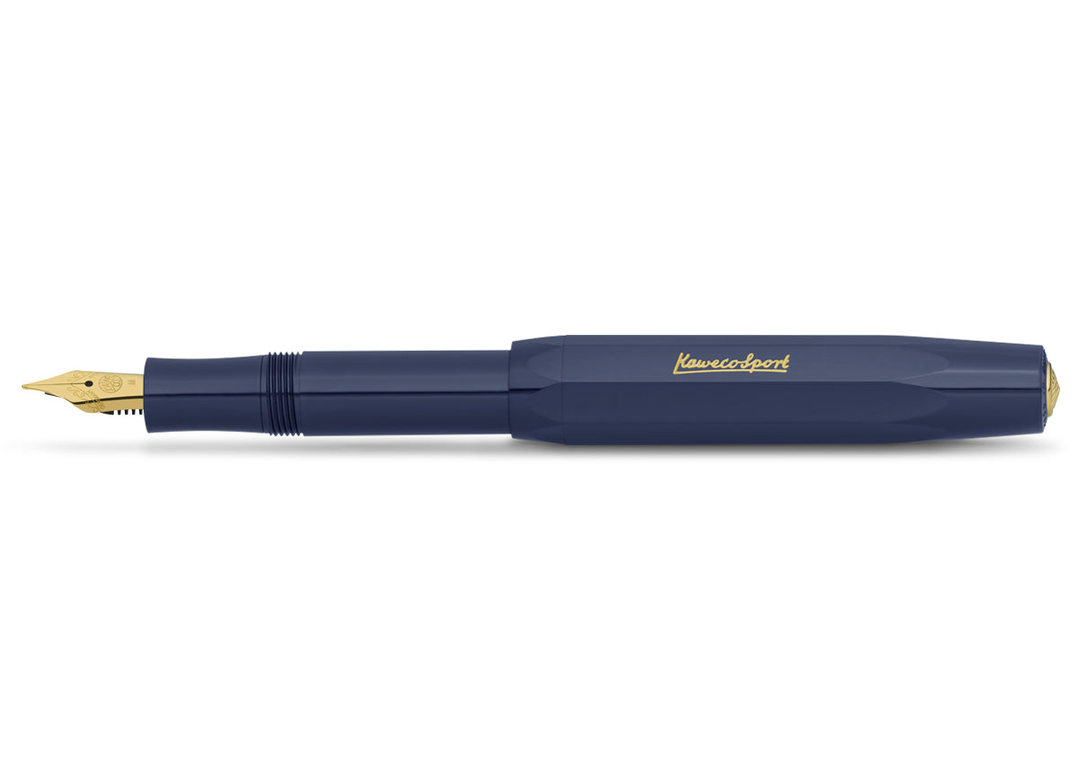 KAWECO Classic Sport Fountain Pen Navy Extra Fine