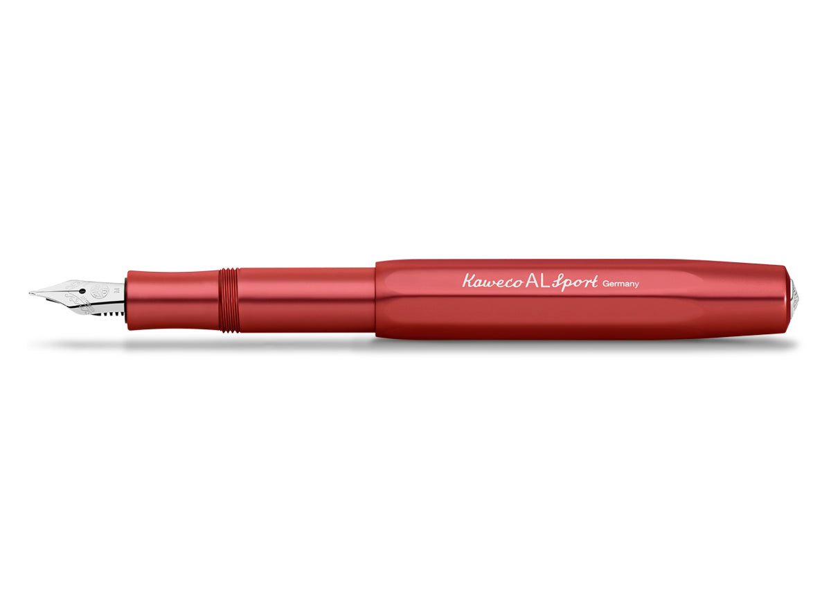 KAWECO AL Sport Fountain Pen Deep Red Medium