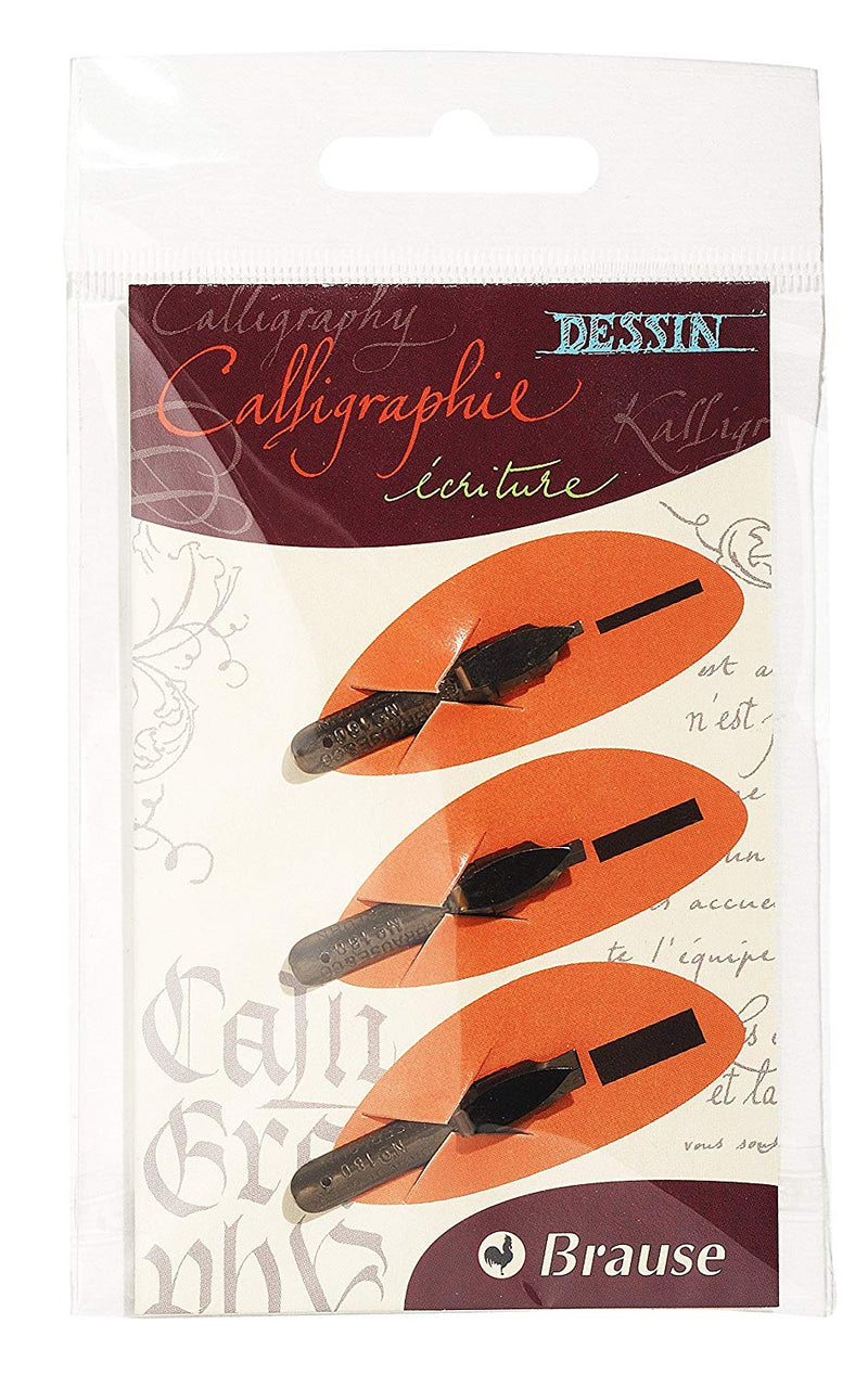 BRAUSE 3 Nibs Calligraphy 16500B