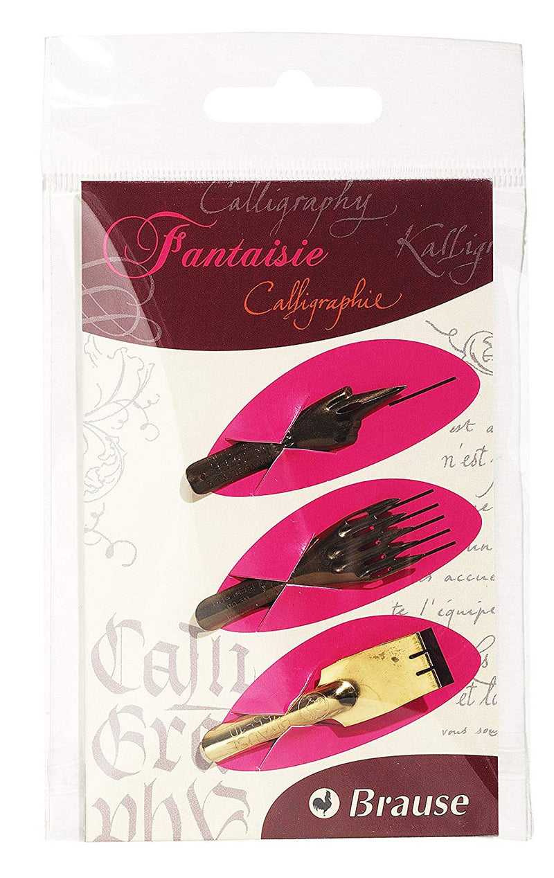 BRAUSE 3 Nibs Fantasy 16504B
