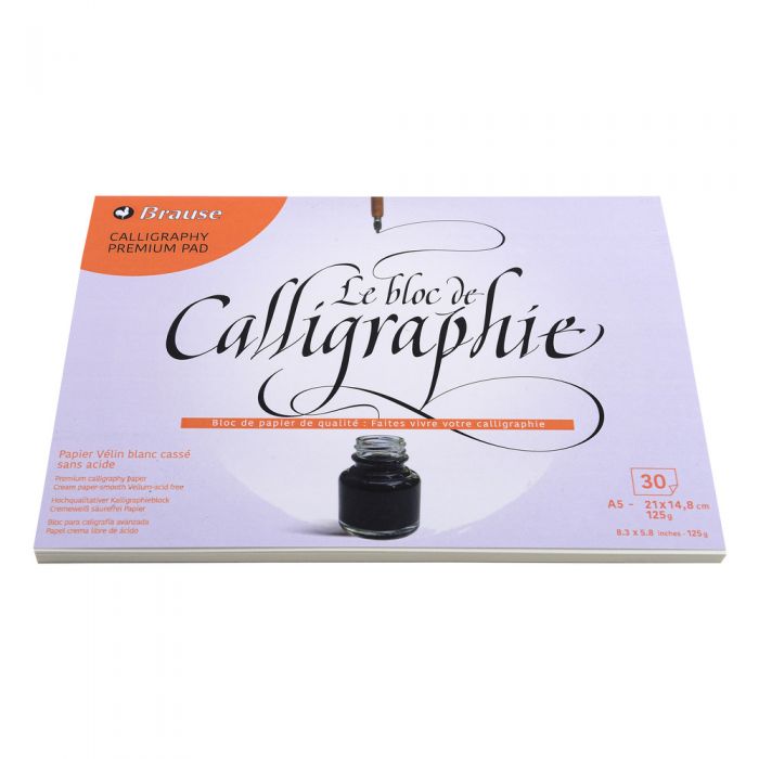BRAUSE Calligraphy Pad A5 30S 125G