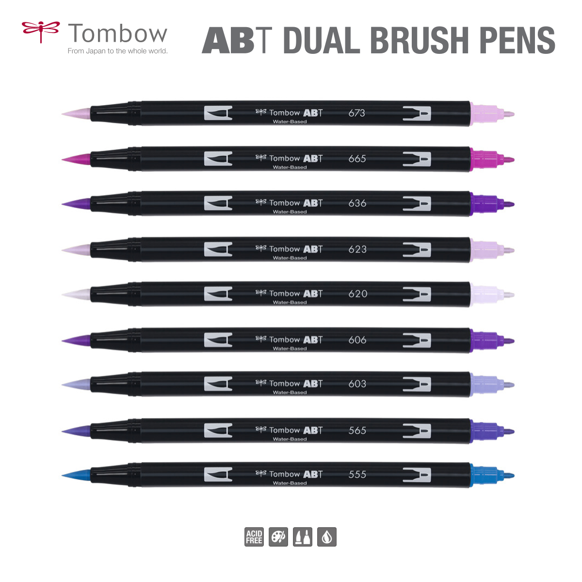 TOMBOW ABT Dual Brush Pen (96 Colors) LIST 5/11