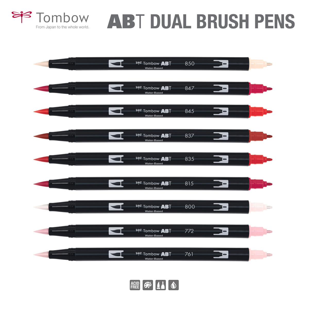 TOMBOW ABT Dual Brush Pen (96 Colors) LIST 7/11