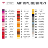 TOMBOW ABT Dual Brush Pen (96 Colors) LIST 10/11