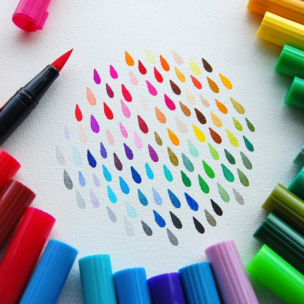 TOMBOW ABT Dual Brush Pen (96 Colors) LIST 5/11