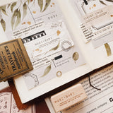 PENSPAPERSPLANNER Rubber Stamp Wabi-Sabi
